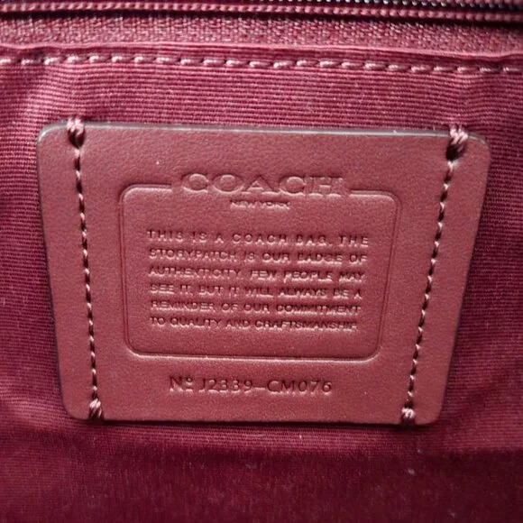 Coach Meadow Shoulder Bag Brown/bright violet - Picture 5 of 8